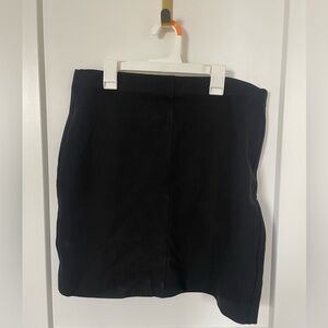 H&M black mini skirt